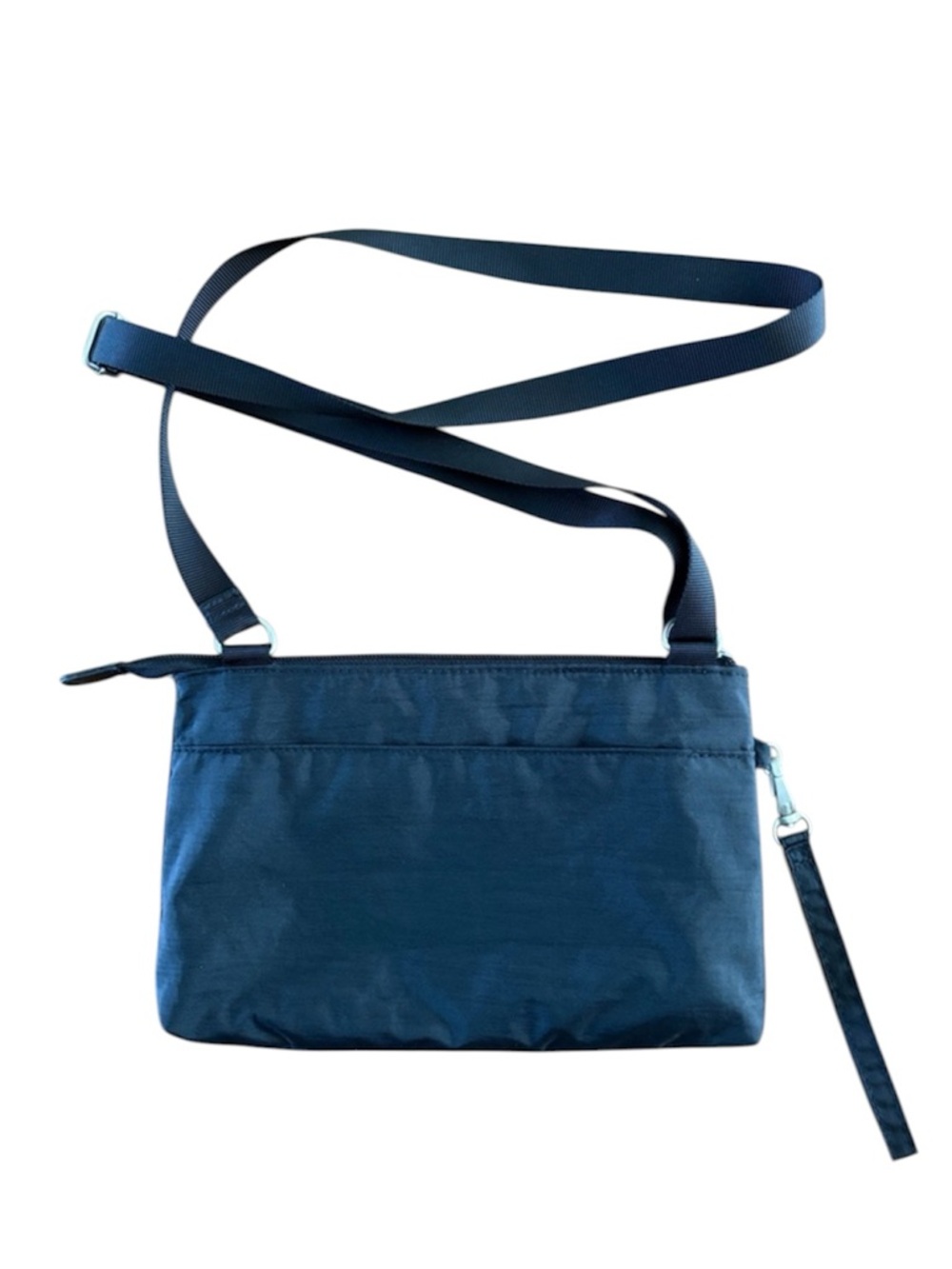 Baggallini Small Subway Crossbody Nylon Bag with Wristlet Black - Picture 2 of 13